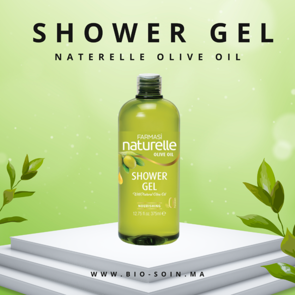 shower gel naturelle olive oil farmasi 360ml