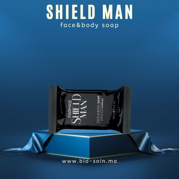 savon visage et corps shield man farmasi 100g