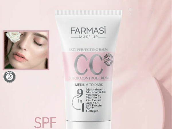 cc creme medium to dark (04) farmasi