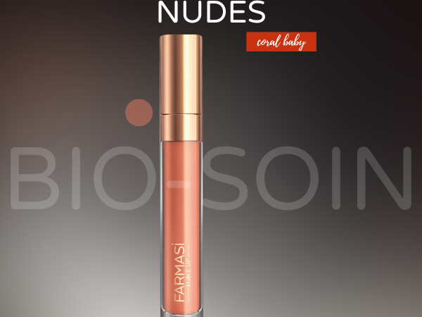 gloss a levres nudes (coral baby) farmasi