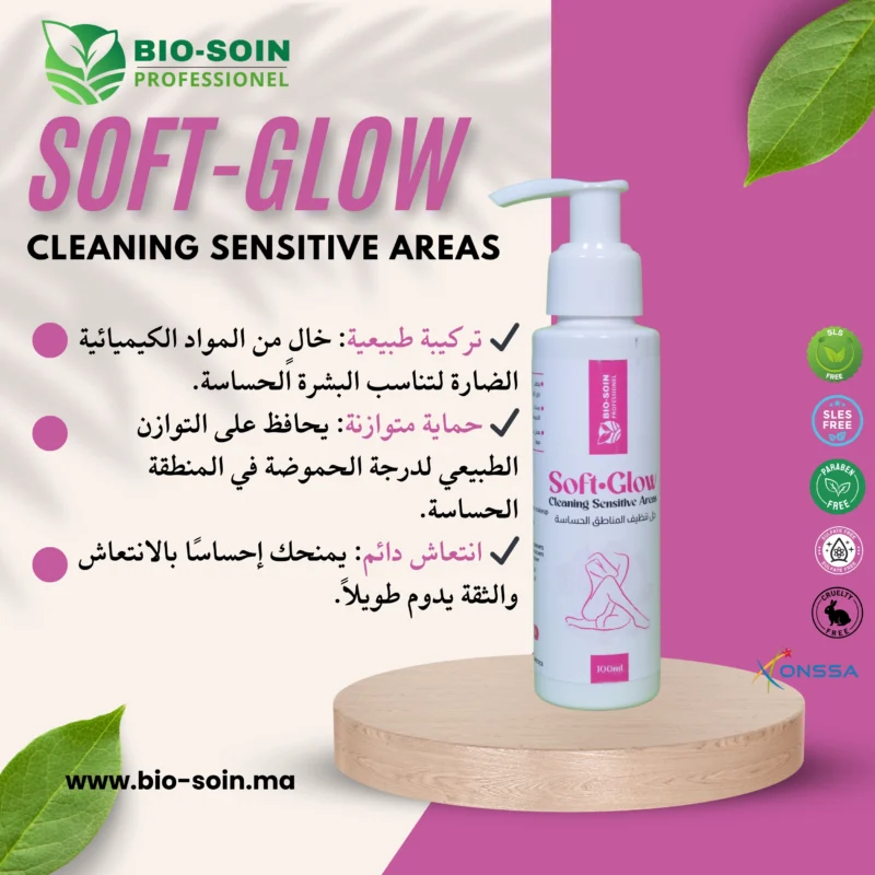 Soft-glow cleaning sensitive areas 100ml bio-soin - Image 4