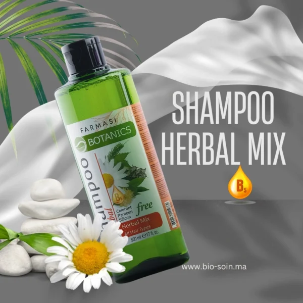شامبو Botanics Herbal من فارماسي – 500 مل – مكونات طبيعية ومنعشة