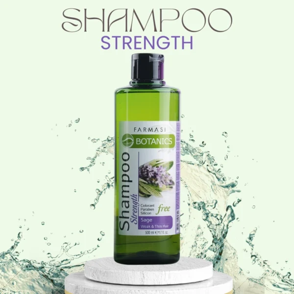 شامبو Botanics Strength من فارماسي – لتقوية الشعر – 500 مل
