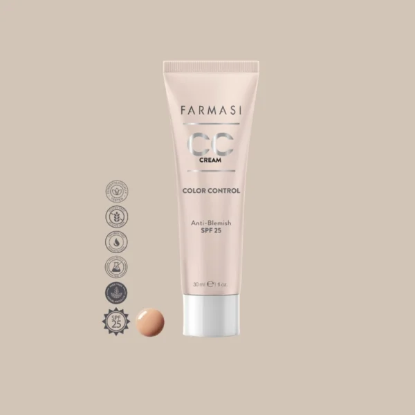 كريم CC فارماسي 02 لايت تو ميديوم – 30ml – توحيد لون البشرة الفاتحة إلى المتوسطة