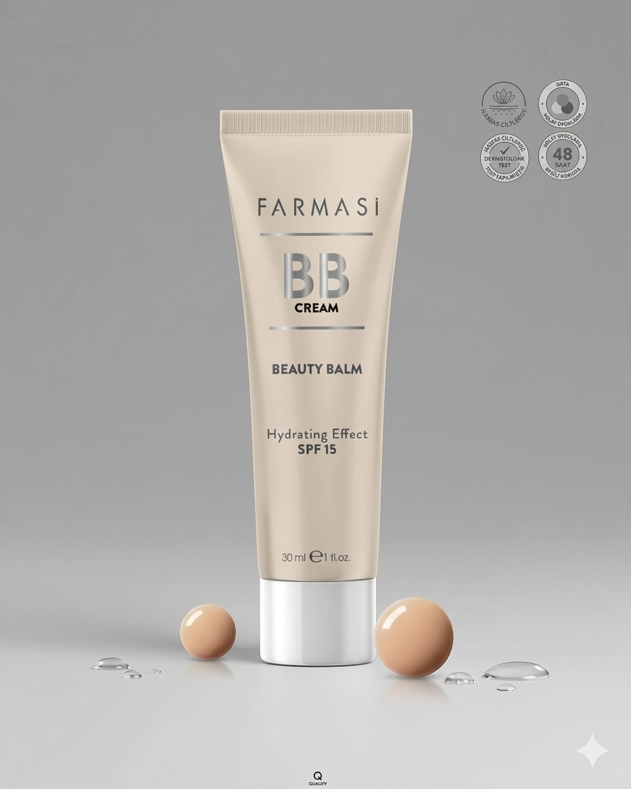 BB Cream Light Farmasi Hydrating Effect SPF15 30ml