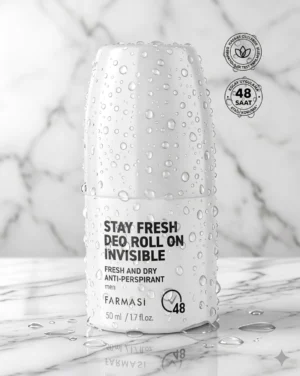 Stay Fresh Deo Roll On Invisible Farmasi 48H 50ml